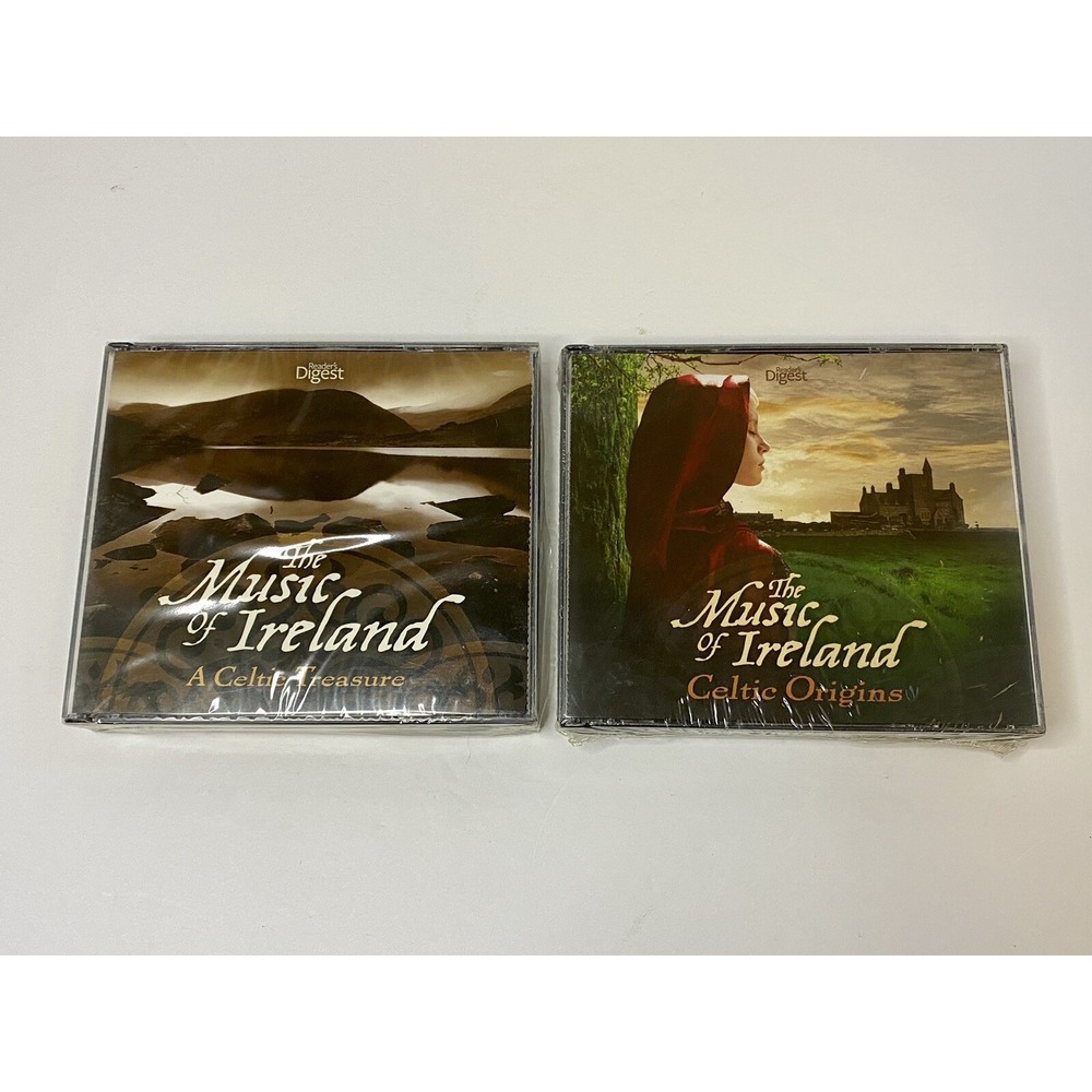 Lot Of 2 The Music of Ireland Reader's Digest 2011 NEW Celtic Treasure Origins
